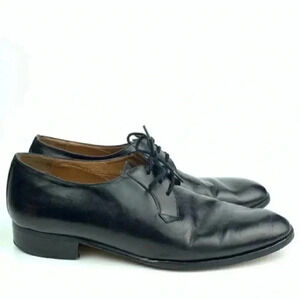 Vintage Halston men’s oxfords 10 Italian leather